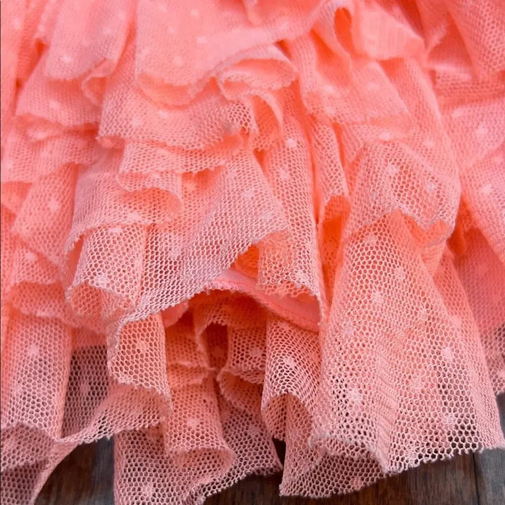 Truly Scrumptious by Heidi Klum Coral Tulle Skirt, Size 18m